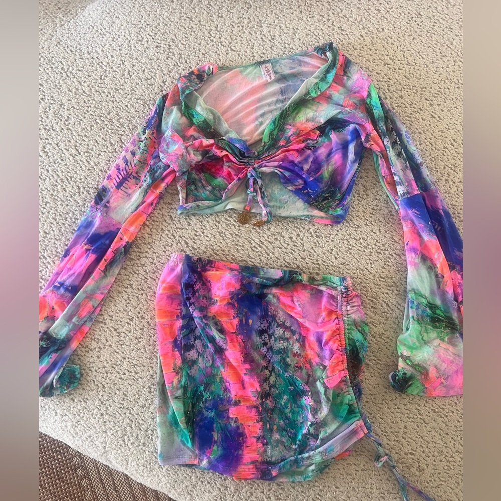 Luli fama cover up or rave set XS - Picture 3 of 4